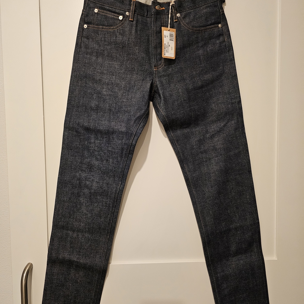 A.P.C. Men's Dark Blue Slim Jeans